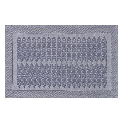 Le Jacquard Francais Club Ligne Blue Placemat 20 x 12 Inch 28840 Set of 4, MPN: 28840, 3660269288402