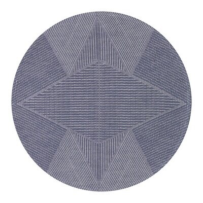 Le Jacquard Francais Club Etoile Blue Placemat Diameter 16 Inch 28838 Set of 4, MPN: 28838, 3660269…