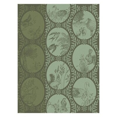 Le Jacquard Francais Josephine Green Tea Towel 24 x 31 Inch 28537 Set of 4, MPN: 28537, 36602692853…