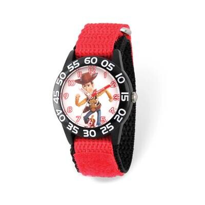 Disney Toy Story Woody Time Teacher Red Band Kids Watch XWA6215, MPN: XWA6215, 842885110814