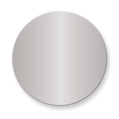 1 3/4 x 1 3/4 Round Polished Aluminum Plates-Sets of 6  GM3726-PA, MPN: GM3726-PA,