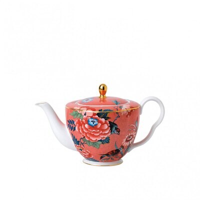 Wedgwood Paeonia Blush Teapot L/s 33.8 Oz Coral  40032123, MPN: 40032123, 701587384247