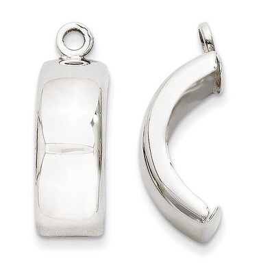 Earring Jackets 14k White Gold Polished Y7901J, MPN: Y7901J, 886774370941
