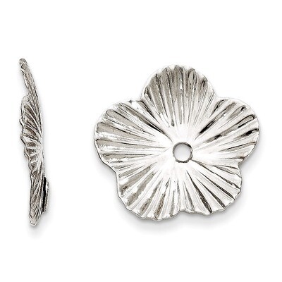 Fancy Earring Jackets 14k White Gold H846, MPN: H846, 658226126983