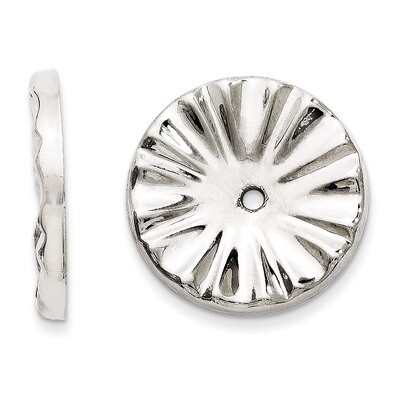 Fancy Earring Jackets 14k White Gold H843, MPN: H843, 658226126969