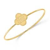 Clover Monogram Slip On Bangle Gold-plated Silver XNA603GP, MPN: XNA603GP, 886774555256