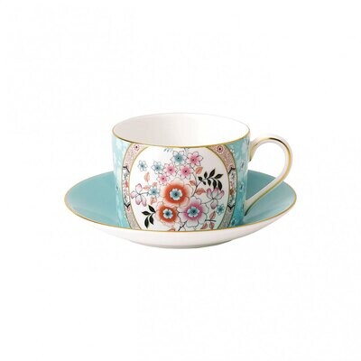 Wedgwood Wonderlust Teacup &amp; saucer Set Camellia  40031703, MPN: 40031703, 701587380331