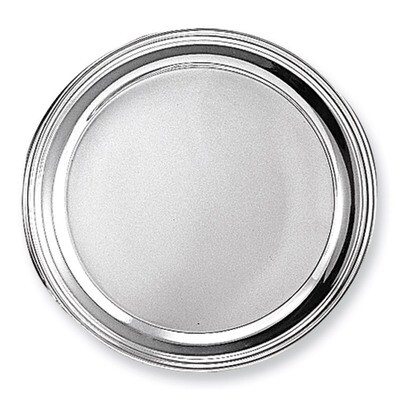 Silver-plated 12 Round Tray GL9175, MPN: GL9175, 15227843330
