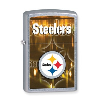 Zippo Pittsburgh Steelers High Polish Chrome Lighter GL6581, MPN: GL6581, 191693109108