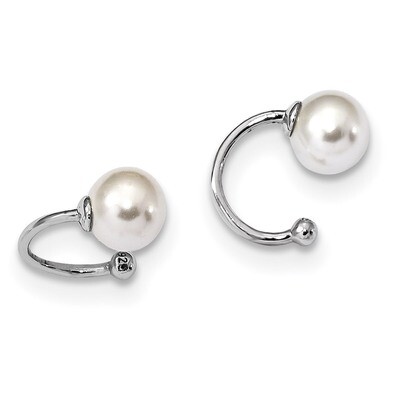Mother of Pearl Earring Cuff Earrings Sterling Silver Rhodium-plated QE13675, MPN: QE13675, 8867740…