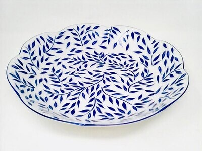 Royal Limoges Olivier Blue Round Deep Platter L211-NYM20826, MPN: L211-NYM20826, 3700409923395