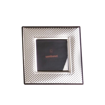 Sambonet dew picture frame 3 1/2 x 3 1/2 inch - silver bilaminate, MPN: 59660L30, 790955969612