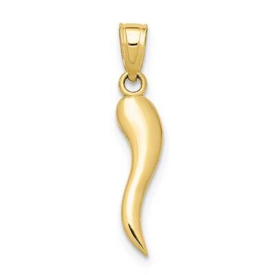Italian Horn Pendant 10k Gold 10K5926, MPN: 10K5926,