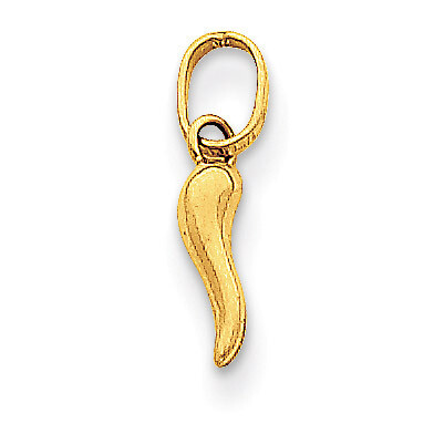 Italian Horn Charm 14k Gold XCH117, MPN: XCH117, 886774618296