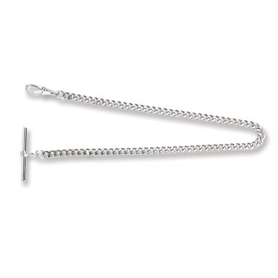 Charles Hubert Chrome-Finish Brass Bar End Pocket Watch Chain XWA4329, MPN: XWA4329, 848870002010