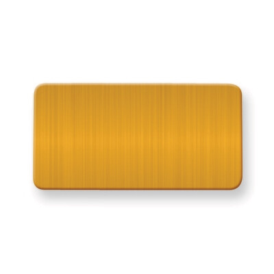 11/16 x 1 11/32 Satin Brass Plates-Sets of 6  GL6678-SB, MPN: GL6678-SB,