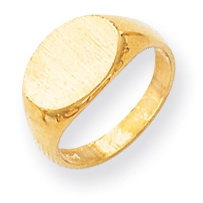 Signet Ring 14k Gold RS251, MPN: RS251, 883957498652