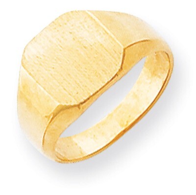 Signet Ring 14k Gold RS330, MPN: RS330, 883957369396