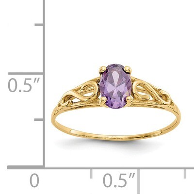 Amethyst Ring - 14k Gold GK276 by Madi K, MPN: GK276, 886774342498