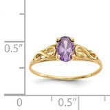 Amethyst Ring - 14k Gold GK276 by Madi K, MPN: GK276, 886774342498