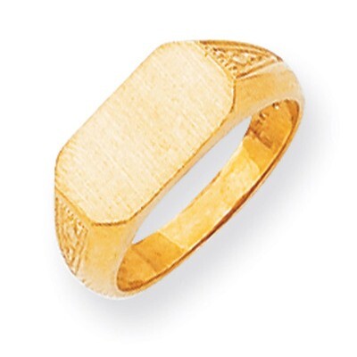 Signet Ring 14k Gold RS423, MPN: RS423, 883957410876