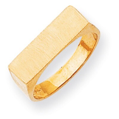 Signet Ring 14k Gold RS414, MPN: RS414, 883957410845