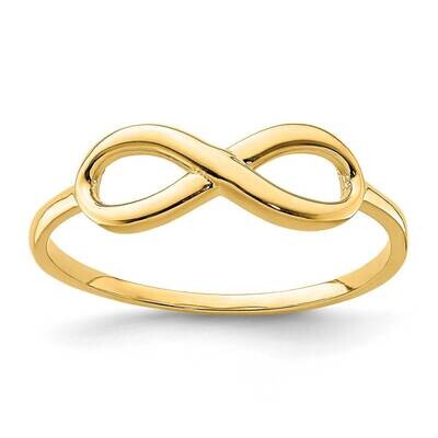 Infinity Ring 14k Gold R655, MPN: R655, 191101977572