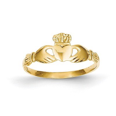 Claddagh Ring 14k Gold D3100, MPN: D3100, 637218002610