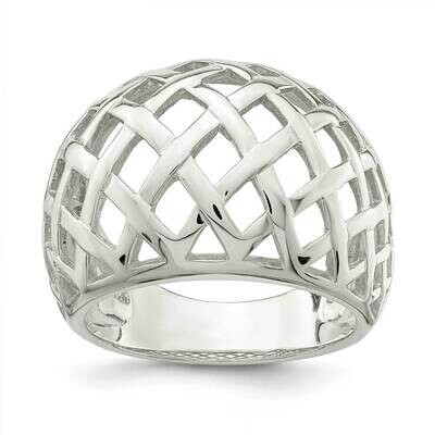 Ring Sterling Silver Polished QR6884, MPN: QR6884, 886774012681