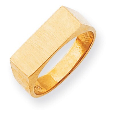 Signet Ring 14k Gold RS415, MPN: RS415, 883957467832