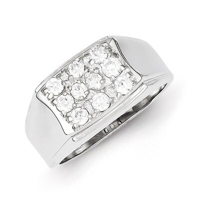 Men&#39;s Diamond Ring Sterling Silver QR1283, MPN: QR1283, 883957179988