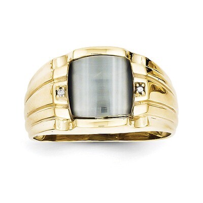 Mens Ring Mounting 10k Gold 10X12B, MPN: 10X12B,