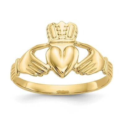 Claddagh Ring 10k Gold Polished 10A9519, MPN: 10A9519, 191101730979