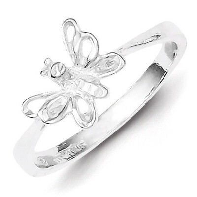 Butterfly Ring Sterling Silver QR78, MPN: QR78, 883957253558