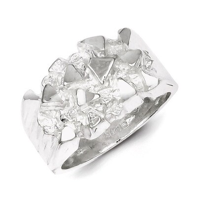 Nugget Ring Sterling Silver QR121, MPN: QR121, 883957178943
