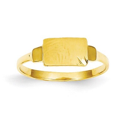 Signet Ring 14k Gold CH211, MPN: CH211, 886774091723