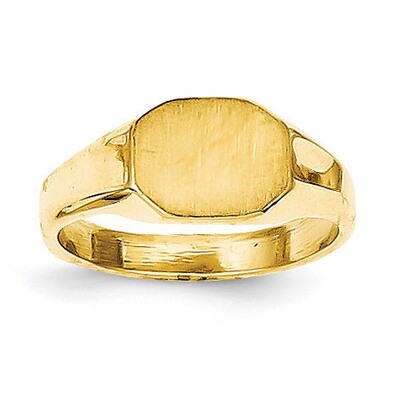 Signet Ring 14k Gold RS649, MPN: RS649, 883957681580