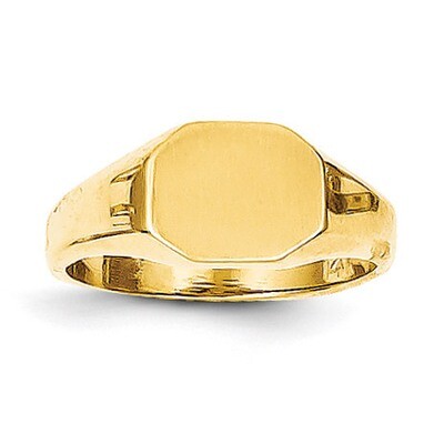 Signet Ring 14k Gold RS640, MPN: RS640, 883957498720