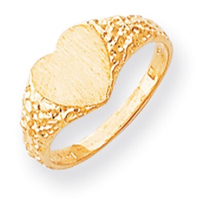Signet Ring 14k Gold RS510, MPN: RS510, 883957369587