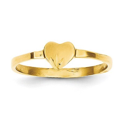 Heart Signet Ring 14k Gold CH201, MPN: CH201, 886774091709