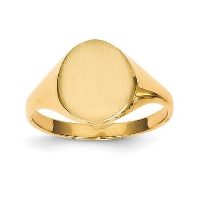 Signet Ring 14k Gold RS100, MPN: RS100, 883957516868