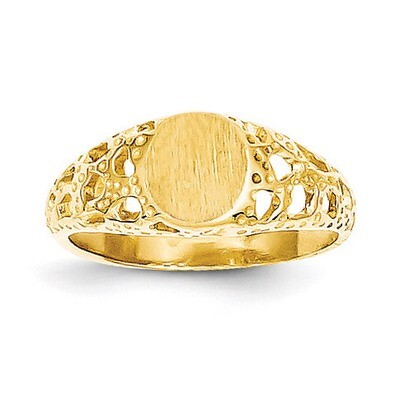 Signet Ring 14k Gold CH220, MPN: CH220, 886774091761