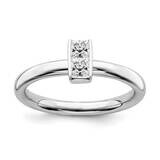 White Topaz Ring Sterling Silver QSK2115, MPN: QSK2115, 191101210310