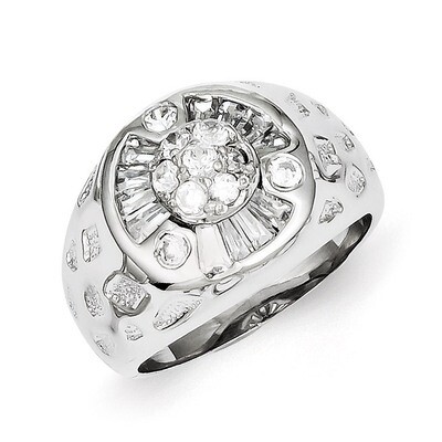 Men&#39;s Diamond Ring Sterling Silver QR2463, MPN: QR2463, 883957250267
