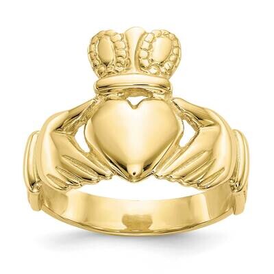 Men&#39;s Claddagh Ring 10k Gold 10D3113, MPN: 10D3113, 191101728396