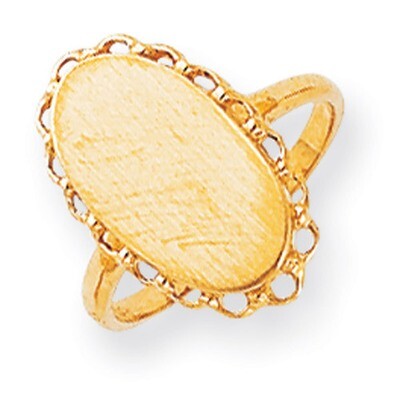 Signet Ring 14k Gold RS203, MPN: RS203, 883957369204