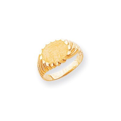 Signet Ring 14k Gold CH203, MPN: CH203, 883957487663