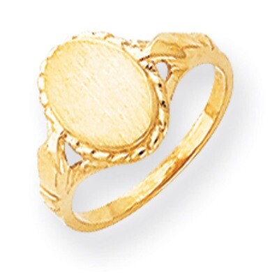 Signet Ring 14k Gold RS194, MPN: RS194, 883957442228
