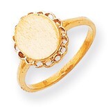 Signet Ring 14k Gold RS191, MPN: RS191, 883957442204