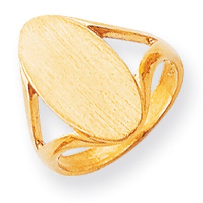 Signet Ring 14k Gold RS185, MPN: RS185, 883957369167